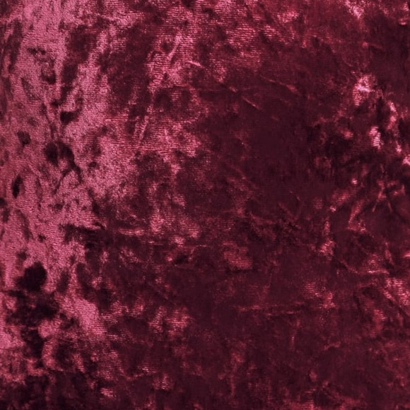 Lulu’s Burgundy Crushed Velvet Maxi Dress - Picture 4 of 5